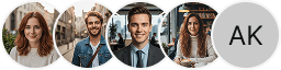 Several investor profile avatars in the Gpbru Guted trading review block